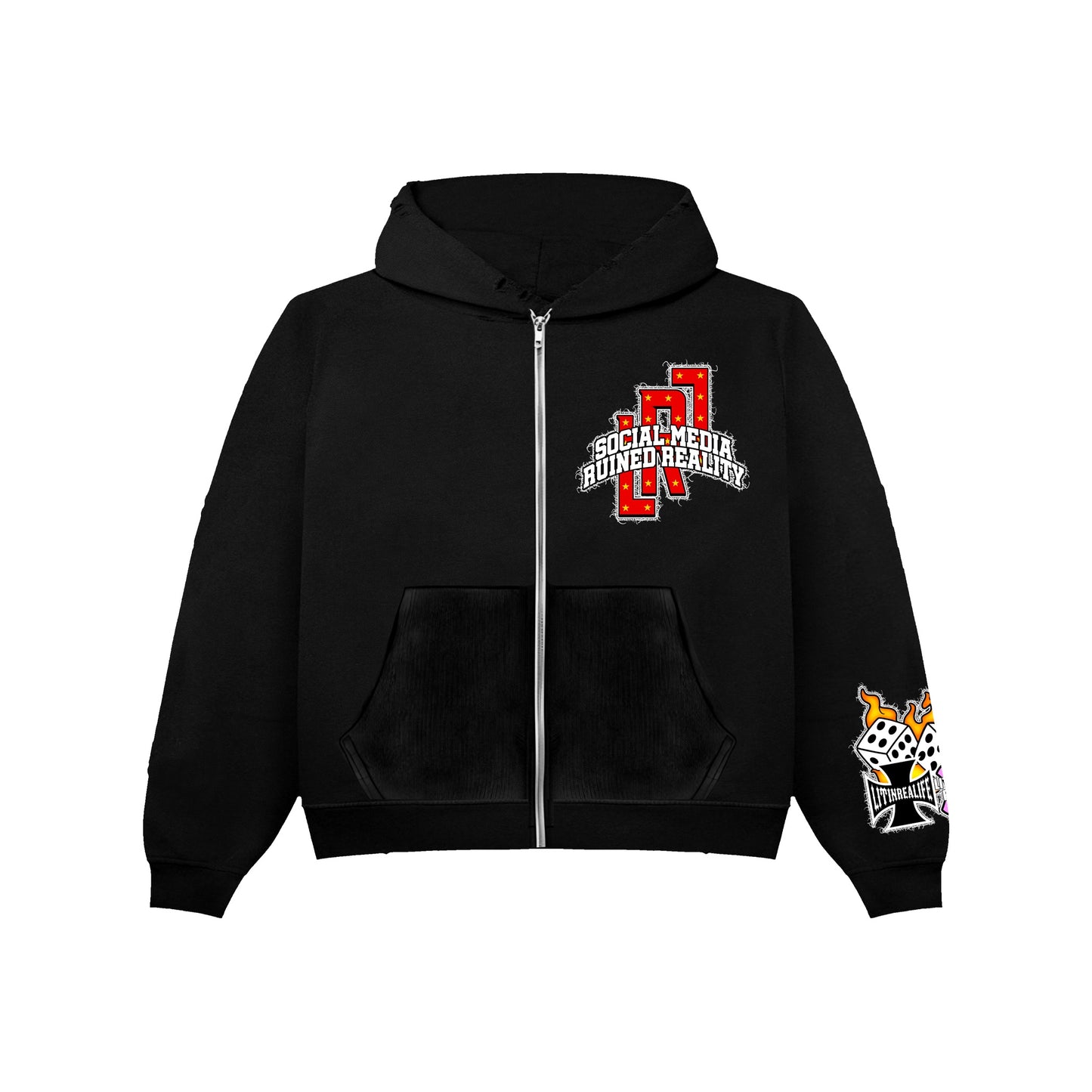 “Patchwork” Zip-ups