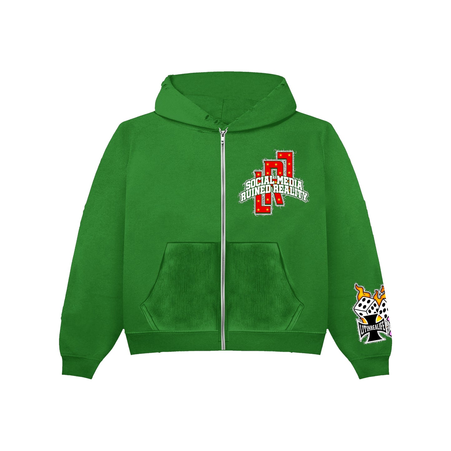 “Patchwork” Zip-ups