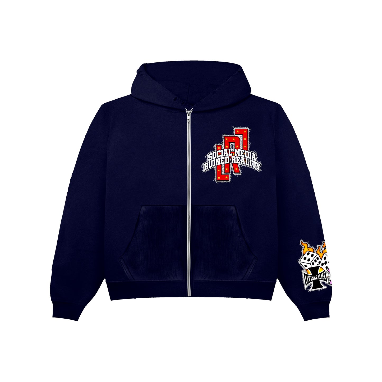 “Patchwork” Zip-ups