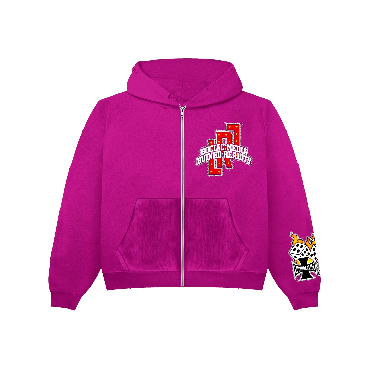 “Patchwork” Zip-ups