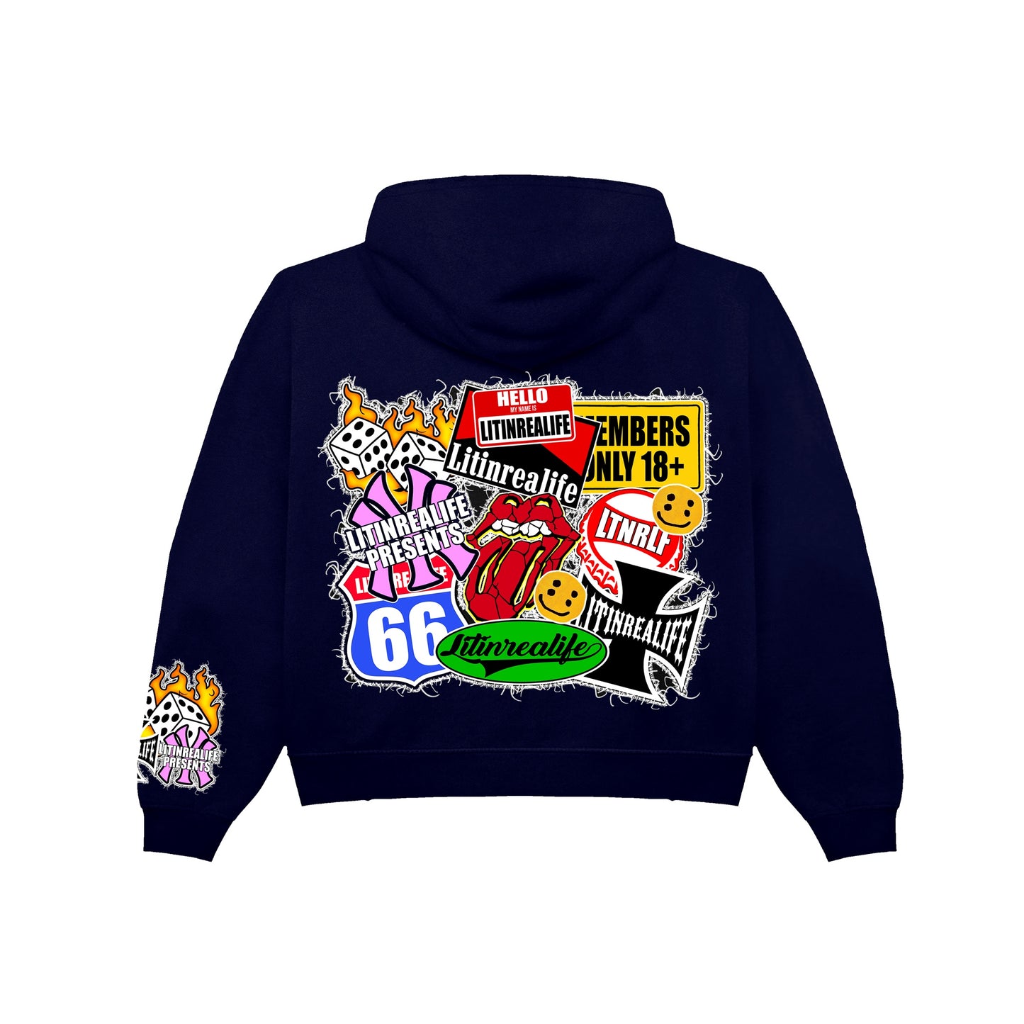 “Patchwork” Zip-ups